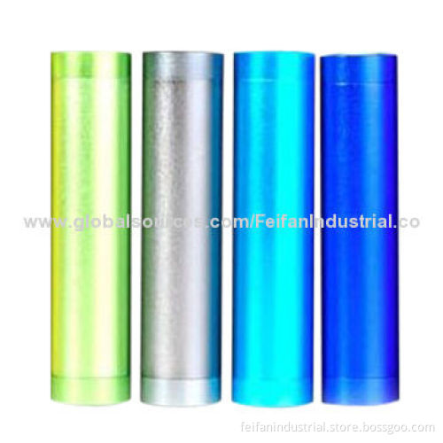 Cylindrical Mini 2,200/2,600/3,000mAh Portable Power Bank